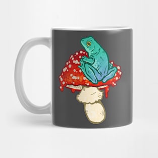 Small Frog on a Mushroom Mug